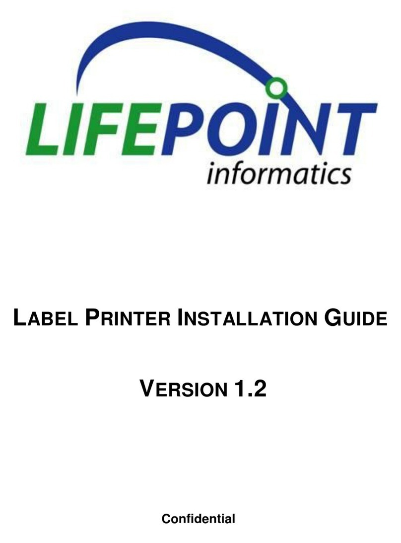 LifePoint LABEL PRINTER User manual
