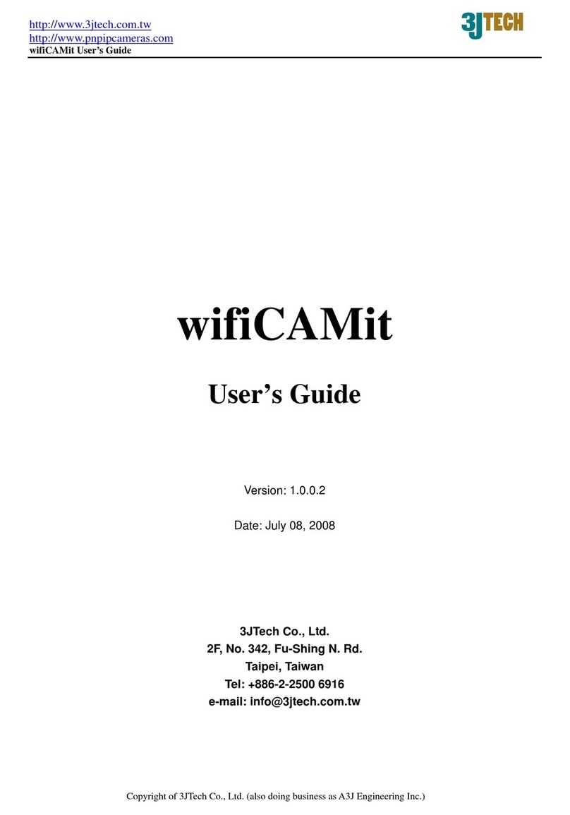 3Jtech wifiCAMit User manual 3Jtech wifiCAMit User manual