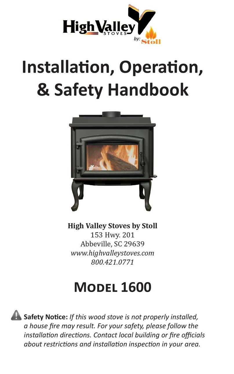 High Valley 1600 Use and care manual