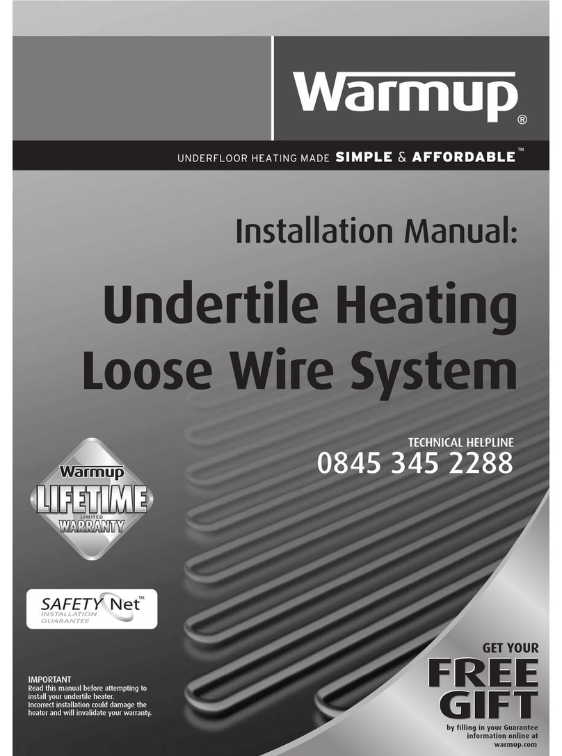 Warmup DWS300 User manual
