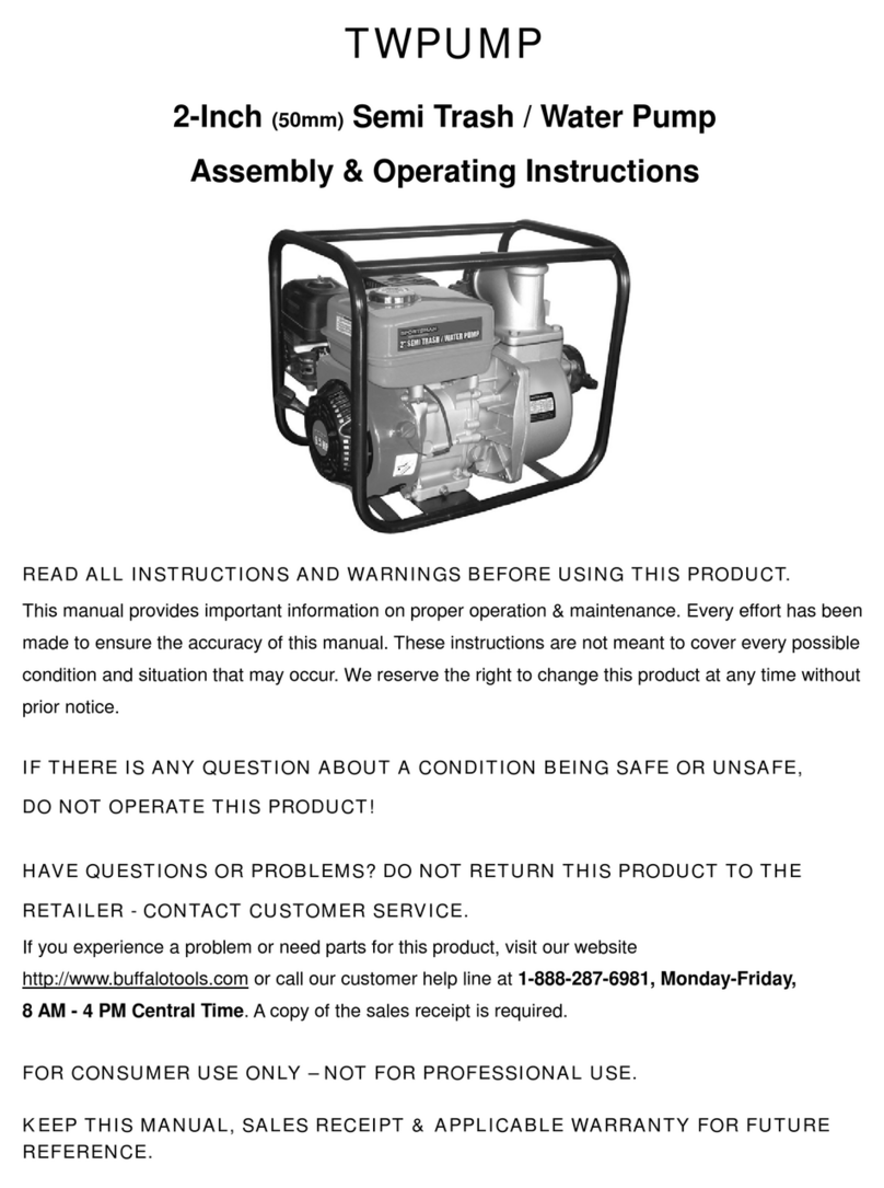 Buffalo Tools TWPUMP Quick reference guide