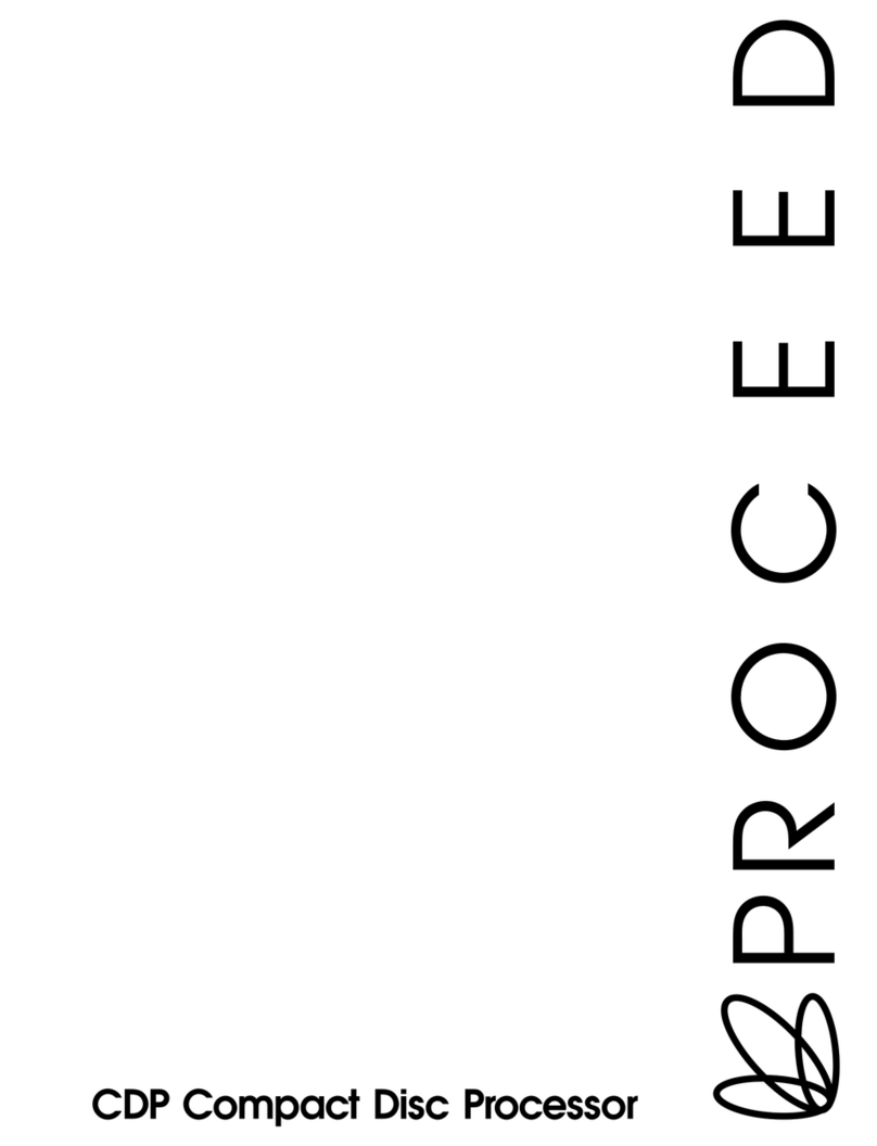 Pro ceed Disk processor User manual