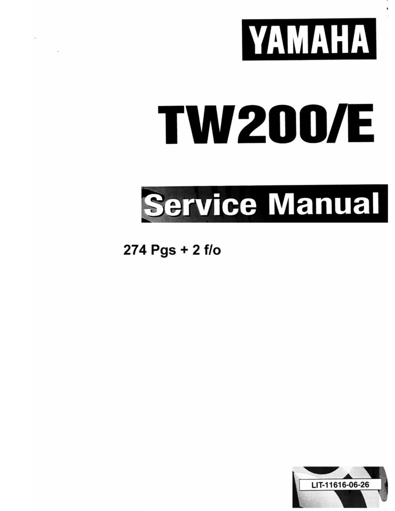 Yamaha TW200E User manual