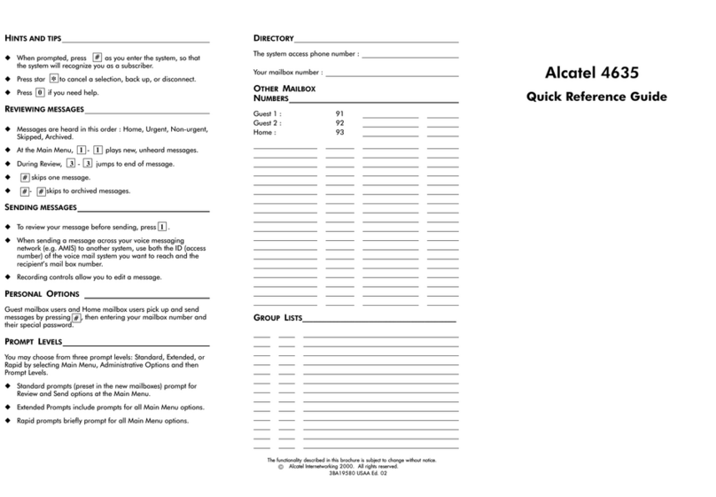Alcatel 4635 User manual