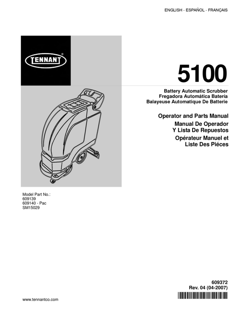 Tennant 5100 Product manual