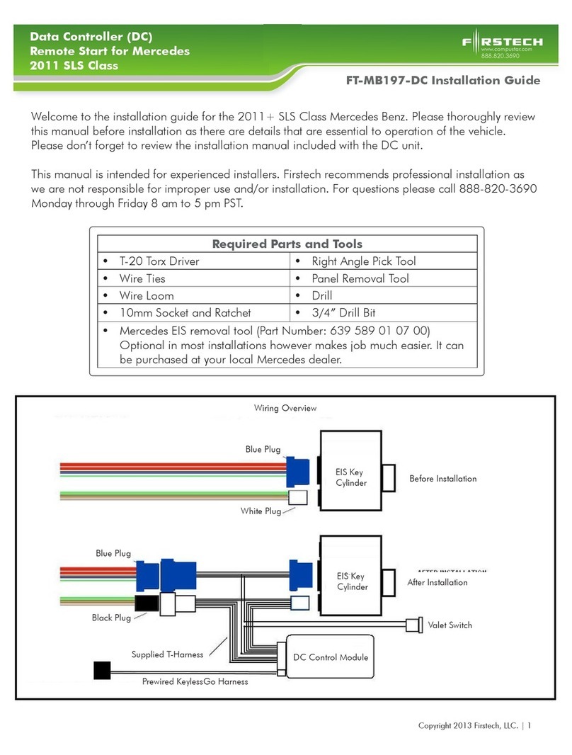 Firstech FT-MB197-DC User manual