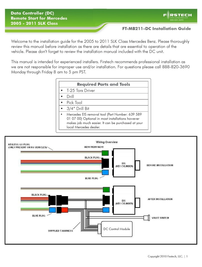 Firstech FT-MB211-DC User manual