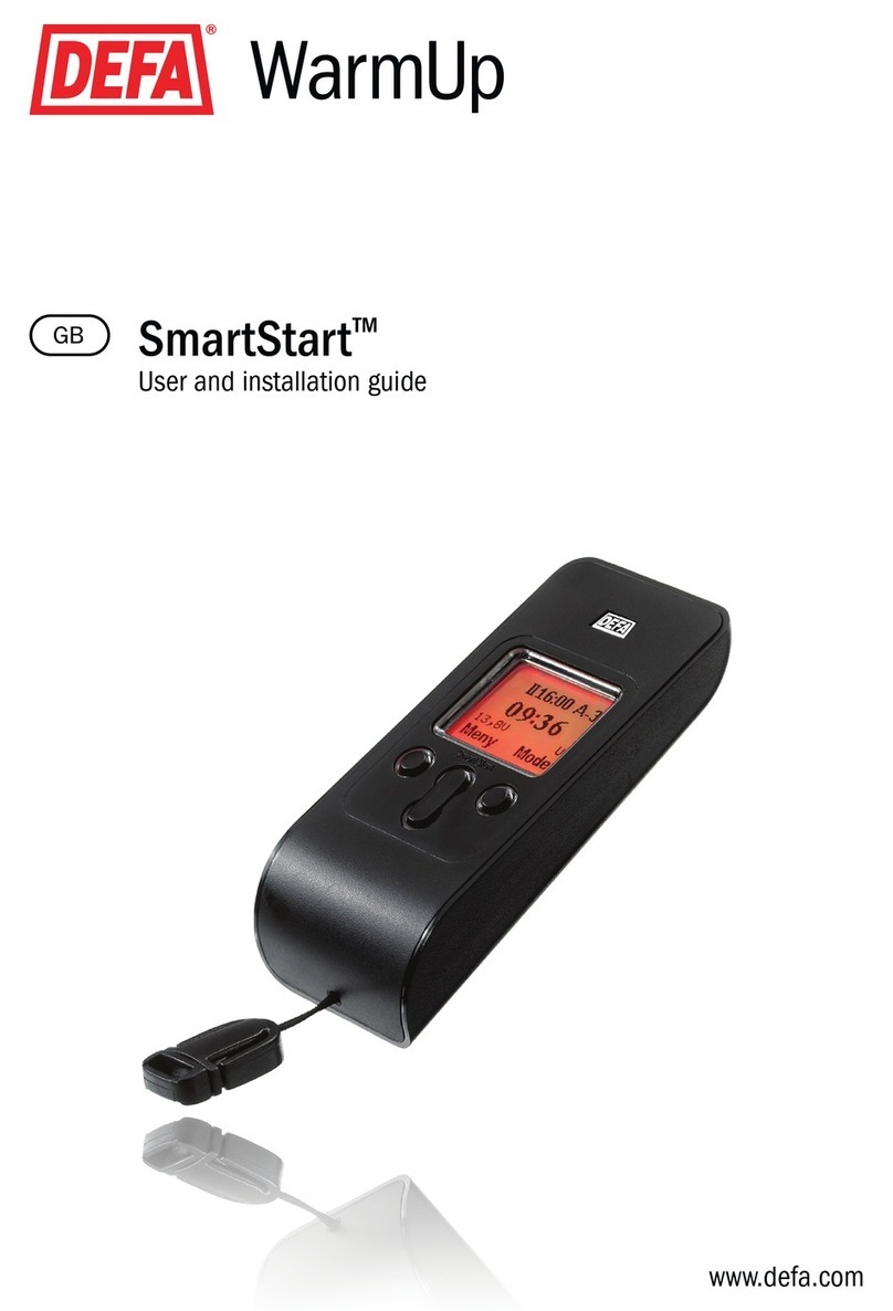 DEFA SmartStart Manual