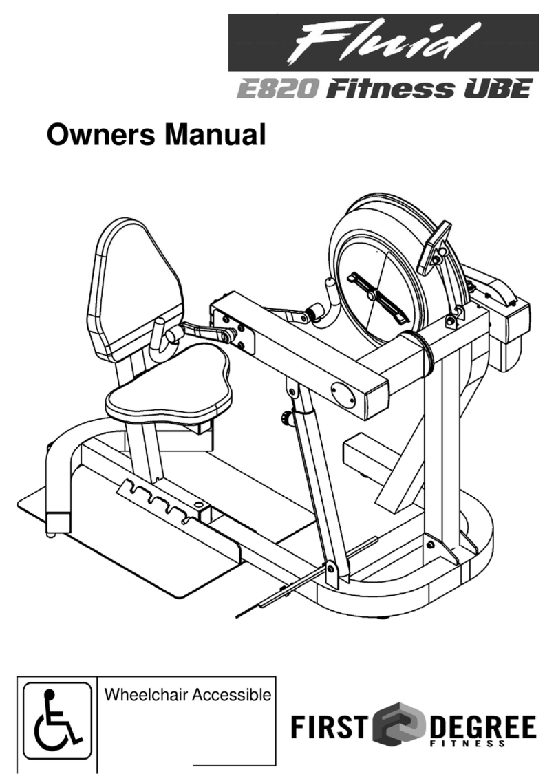 First Degree Fluid E820 User manual