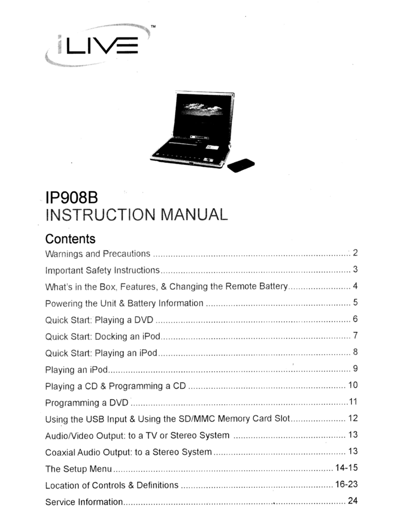 iLive IP908B User manual