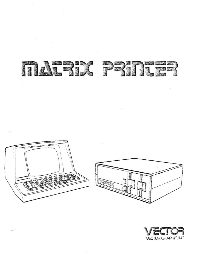 Vector Matrix printer User manual