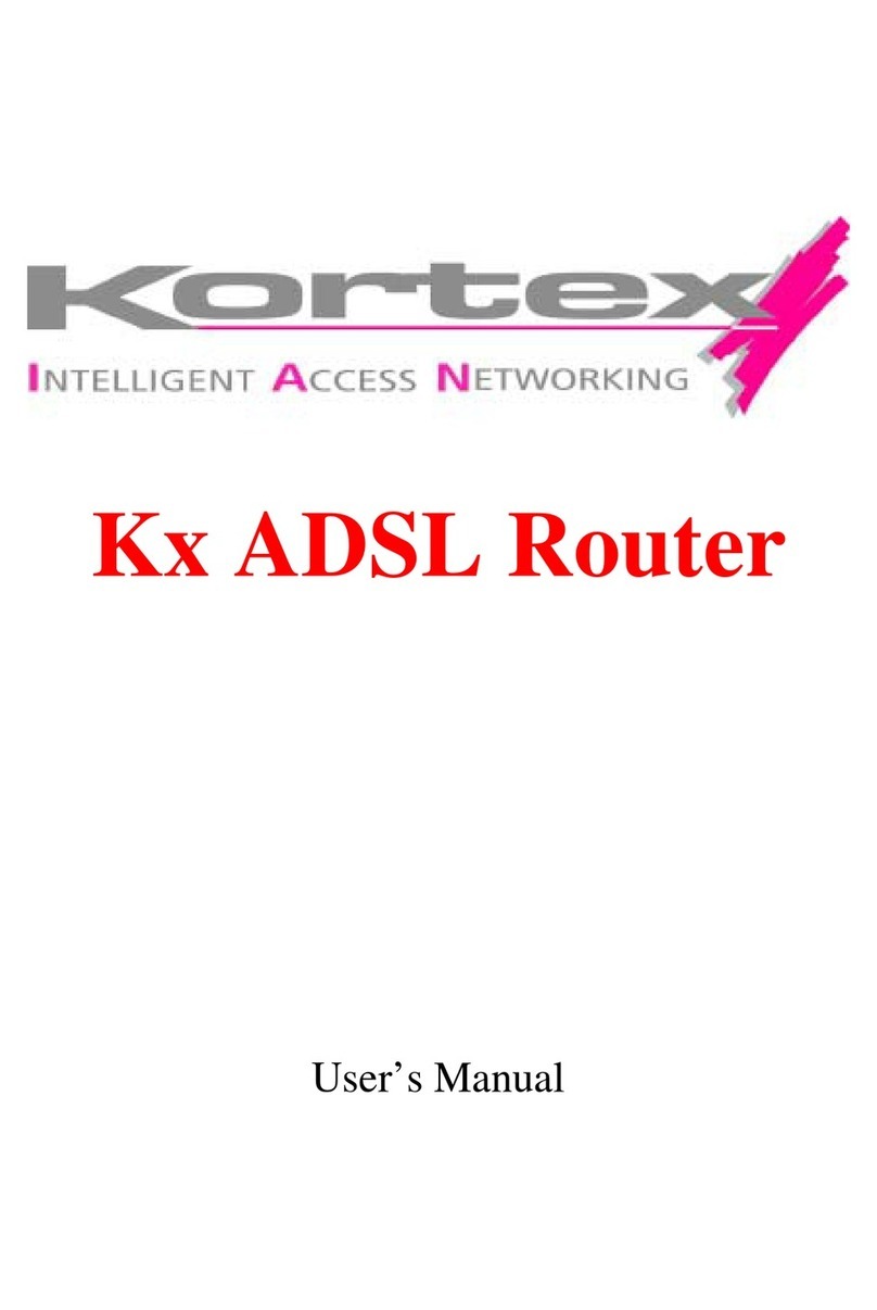 Kortex KX User manual