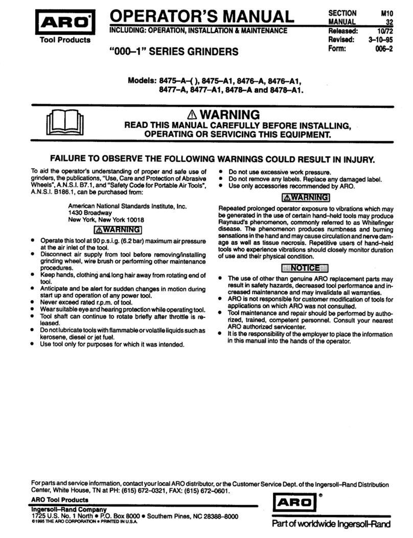 ARO 8475-A- User manual