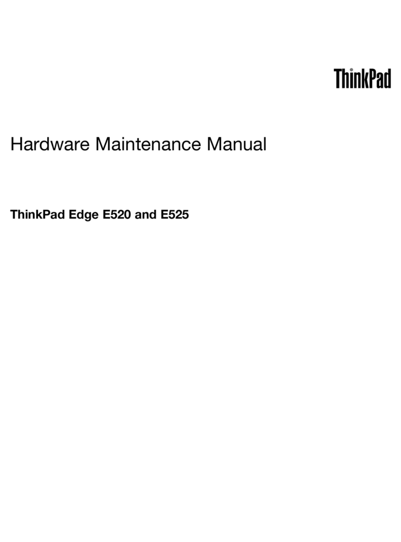 Lenovo ThinkPad Edge E520 Owner's manual