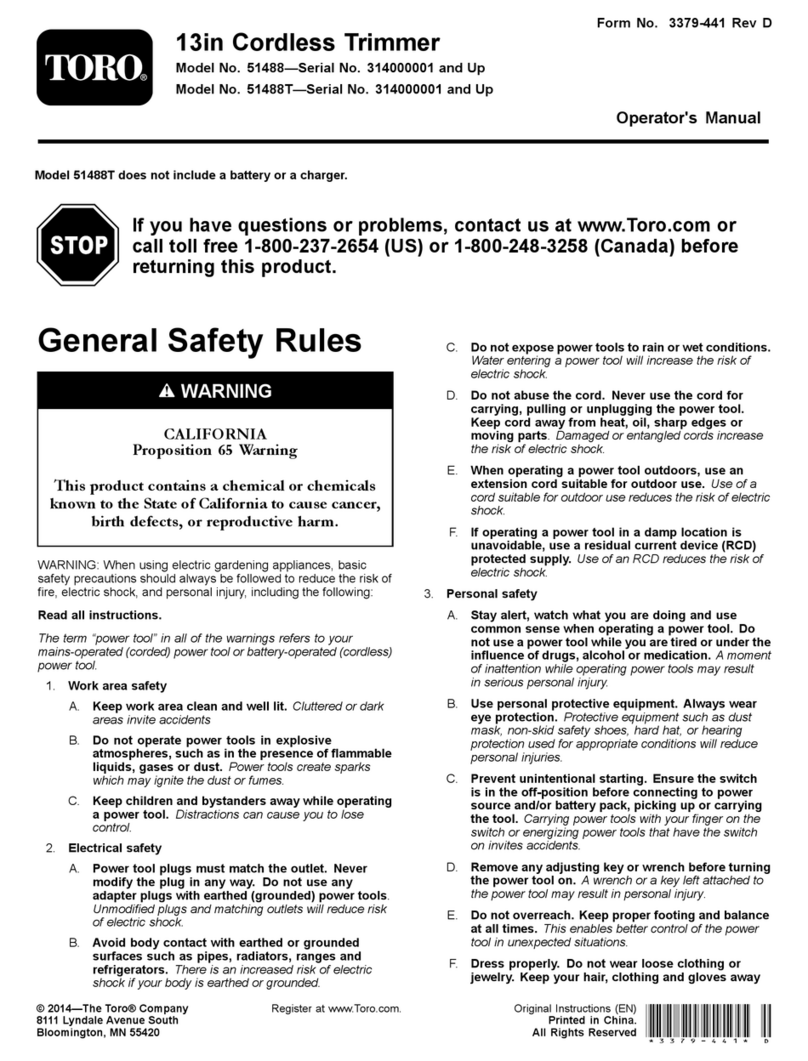Toro 51488 User manual