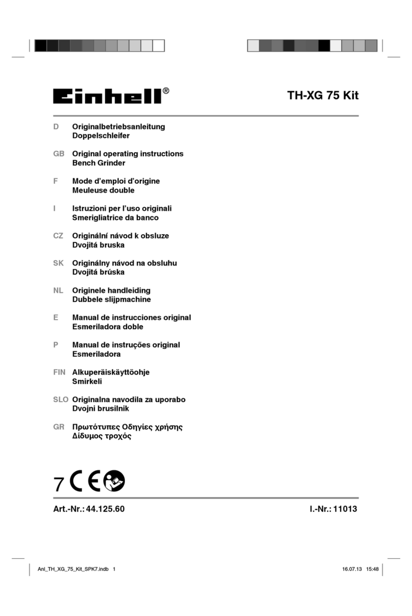 EINHELL TH-XG 75 Kit User manual