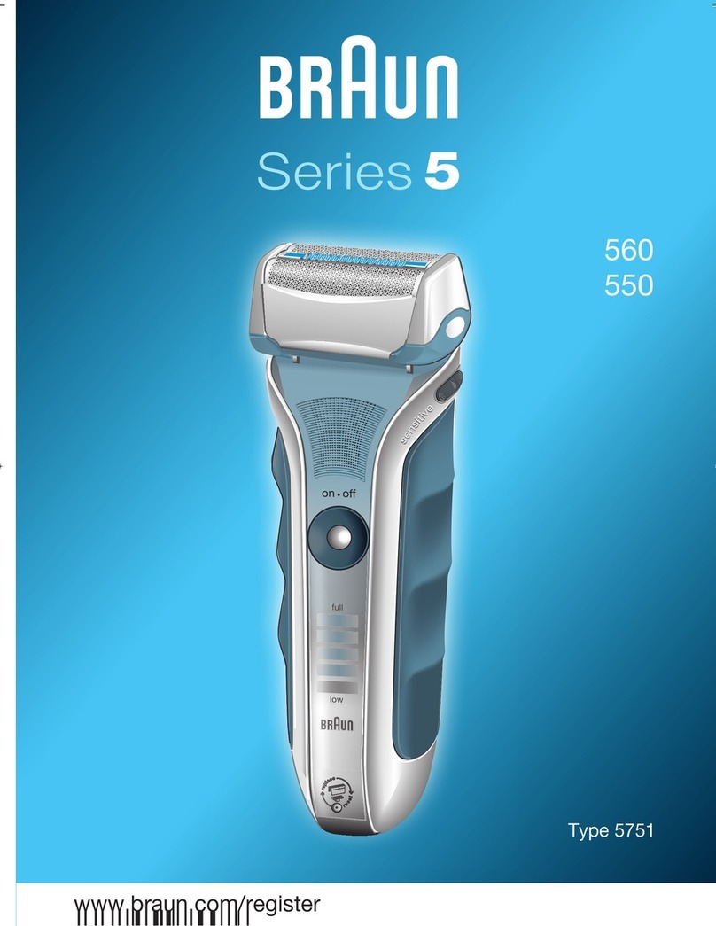 Braun 560 User manual