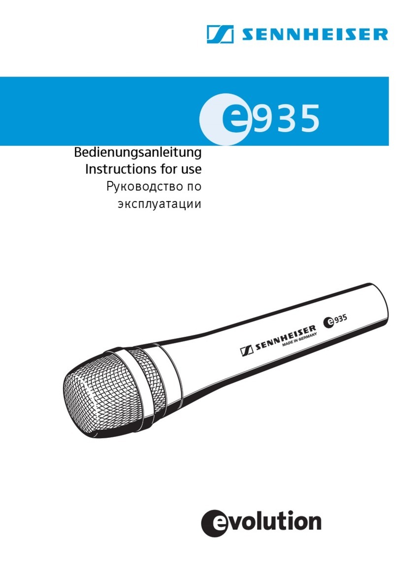 Sennheiser Evolution E 935 User manual