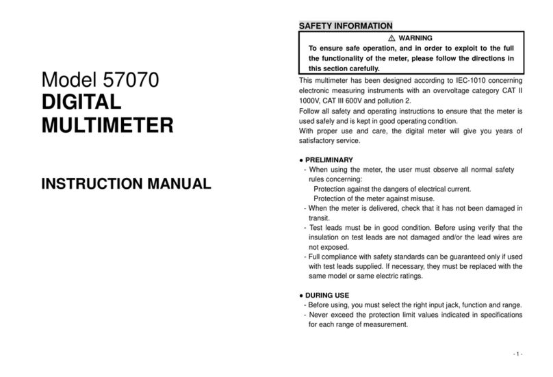 Morris 57070 User manual