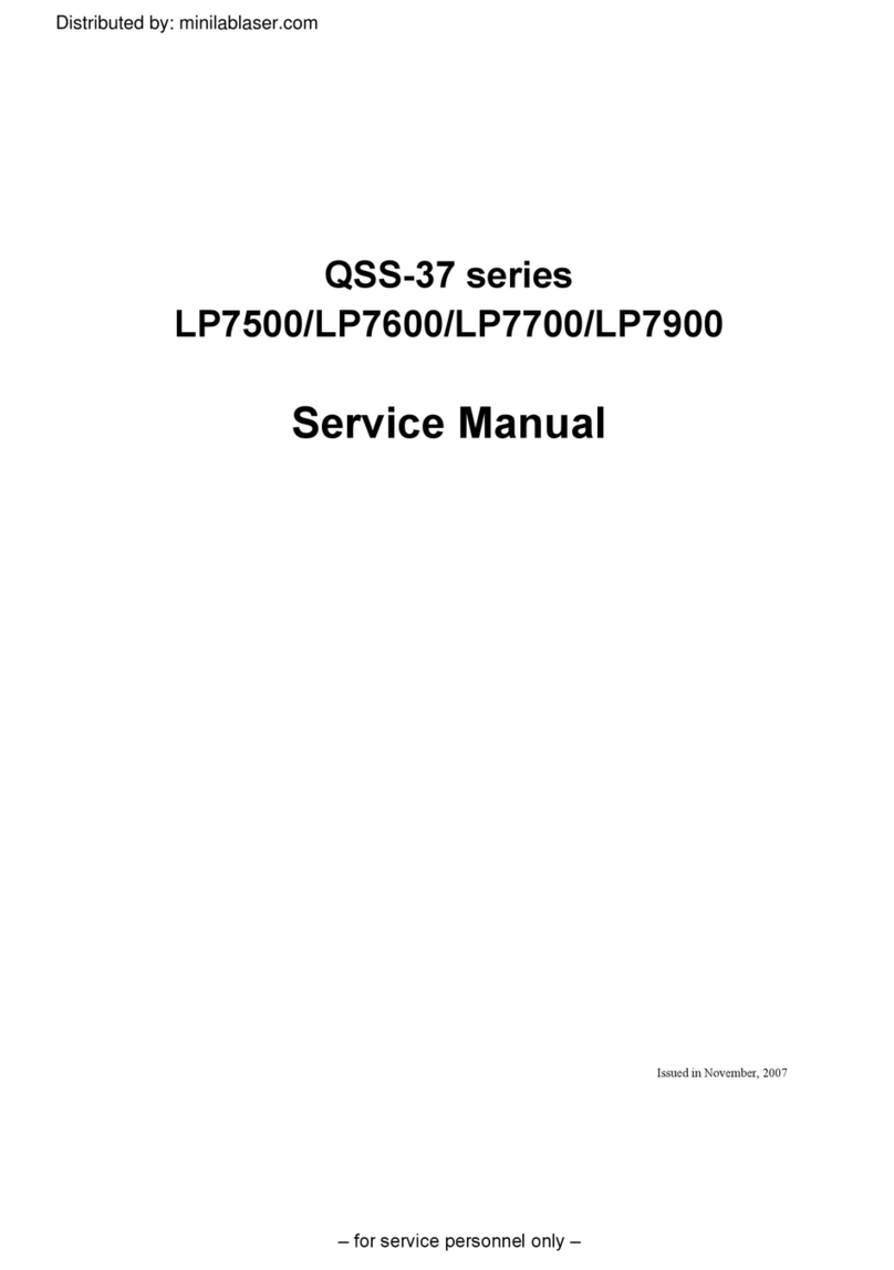 Frontier LP7500 User manual