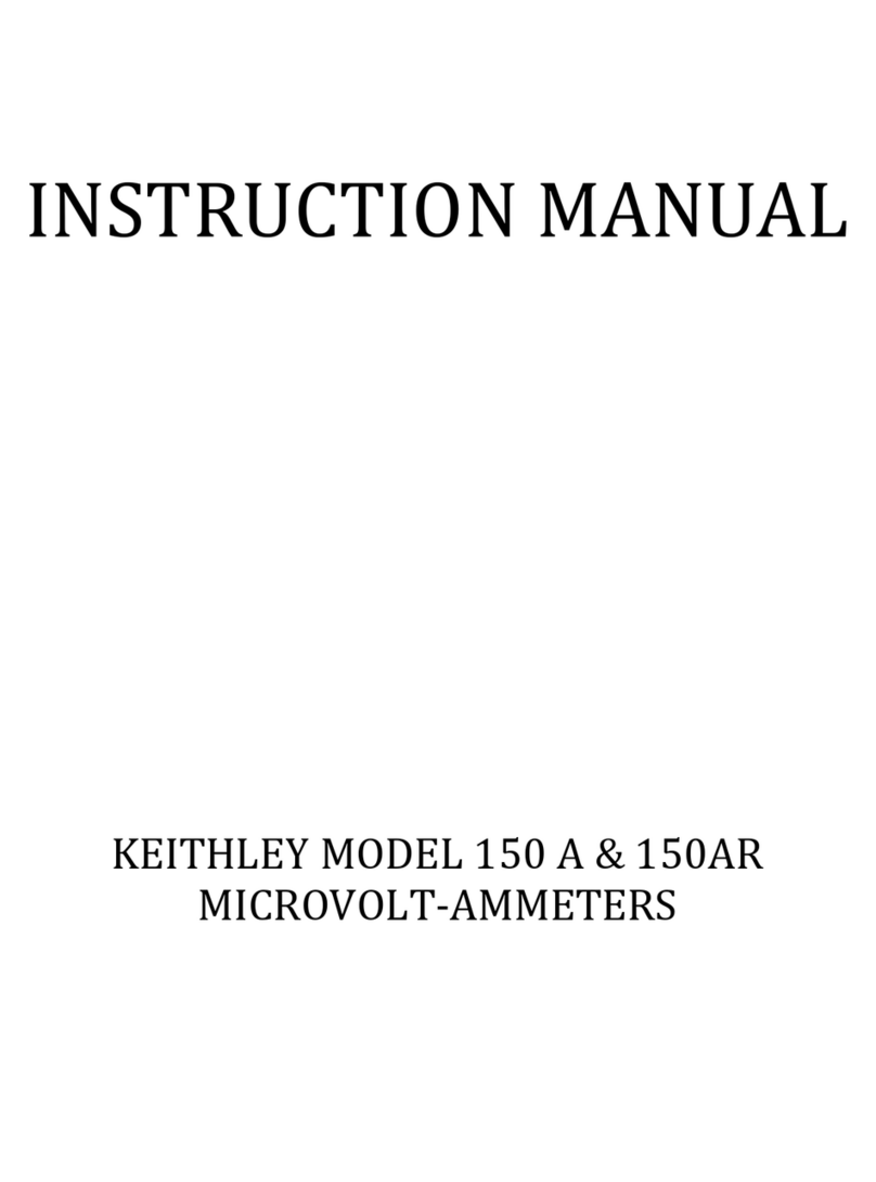 Keithley 150 A User manual
