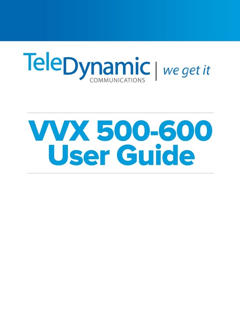Polycom Integra VVX 500 User manual
