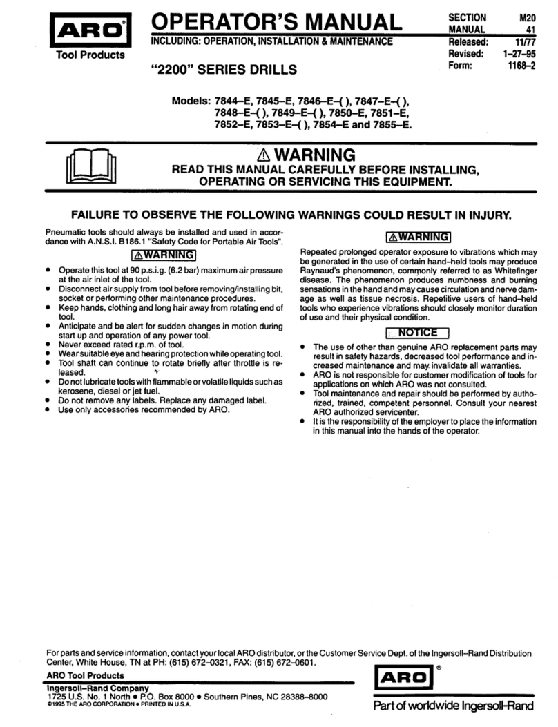 ARO 7844-E User manual