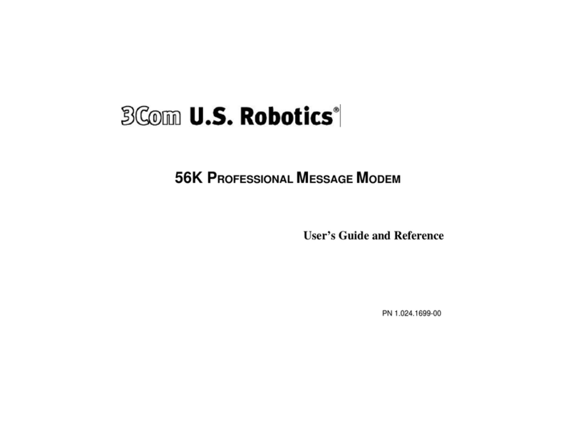 3Com U.S. Robotics 56K Voice User manual