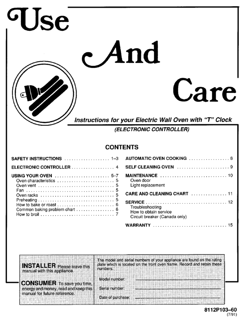 Magic Chef 59F-5TXW User manual