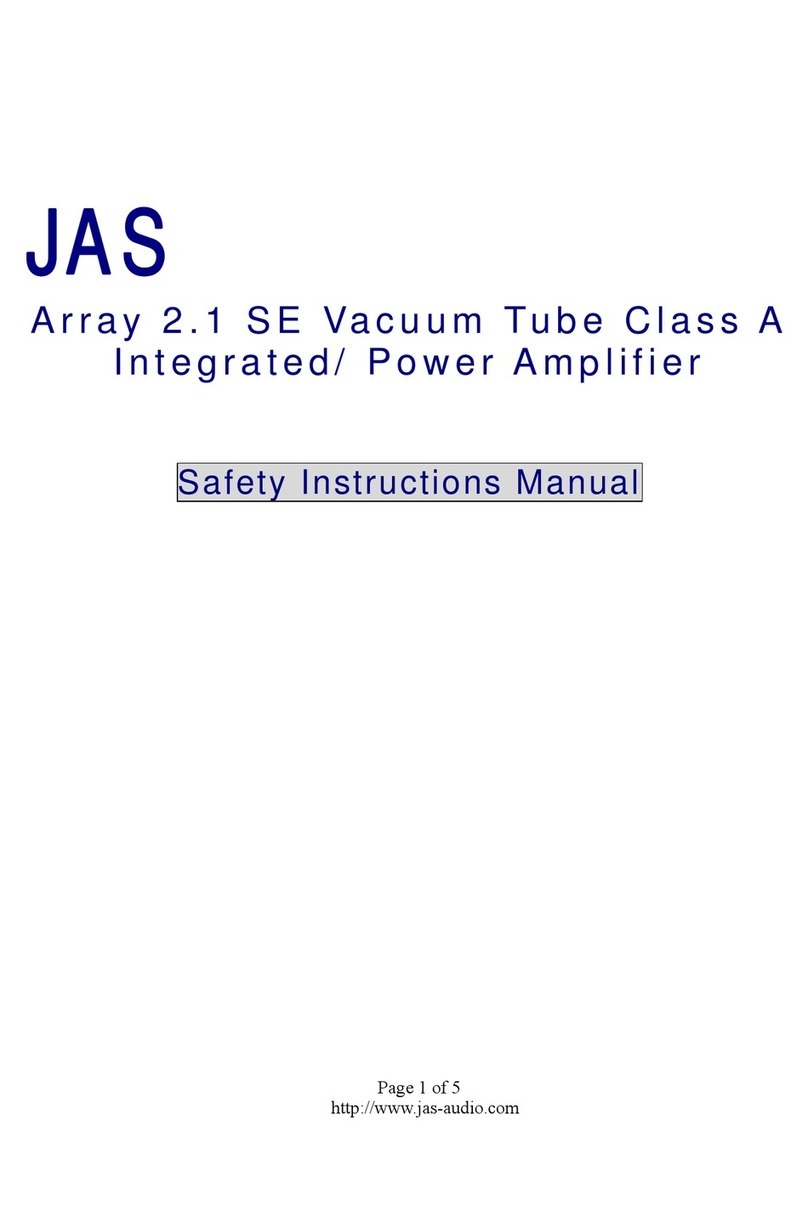 Jas Audio Array 2.1 SE User manual