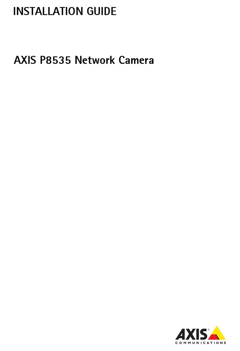 Axis P8535 User manual