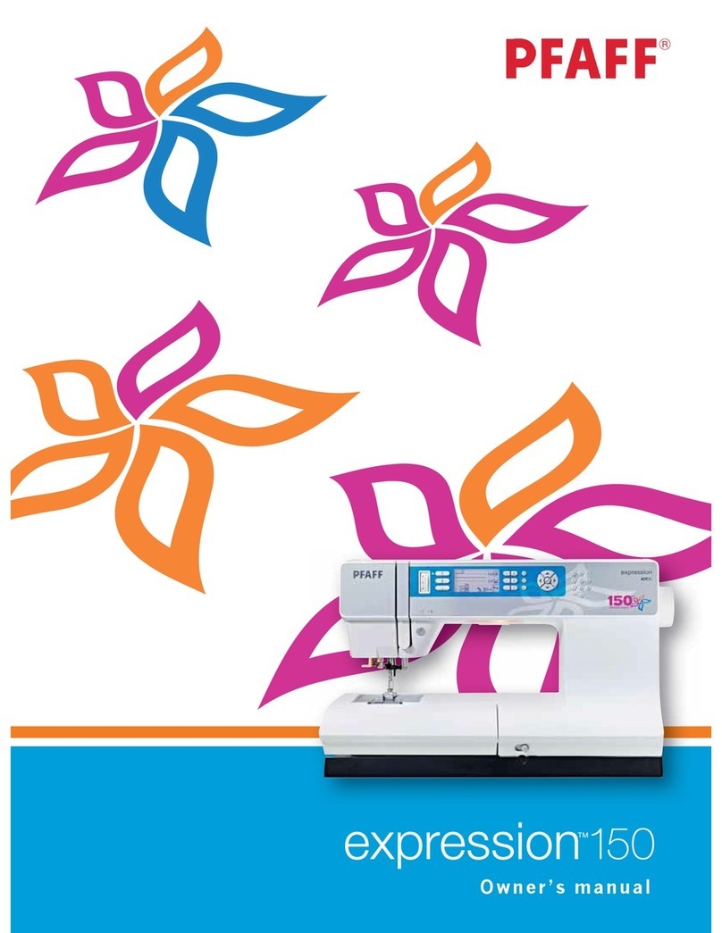 Pfaff expression 150 User manual
