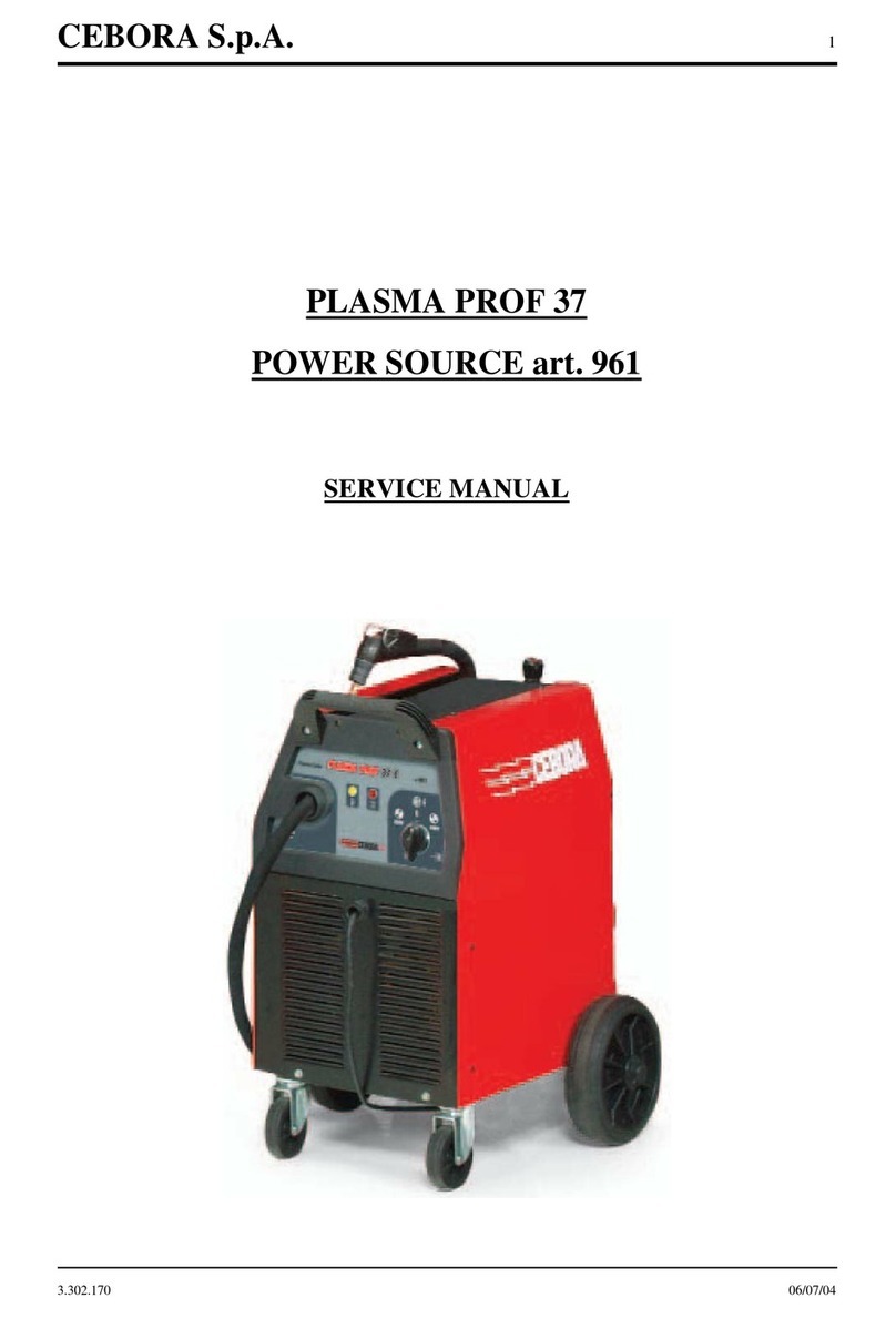 Cebora 961 User manual