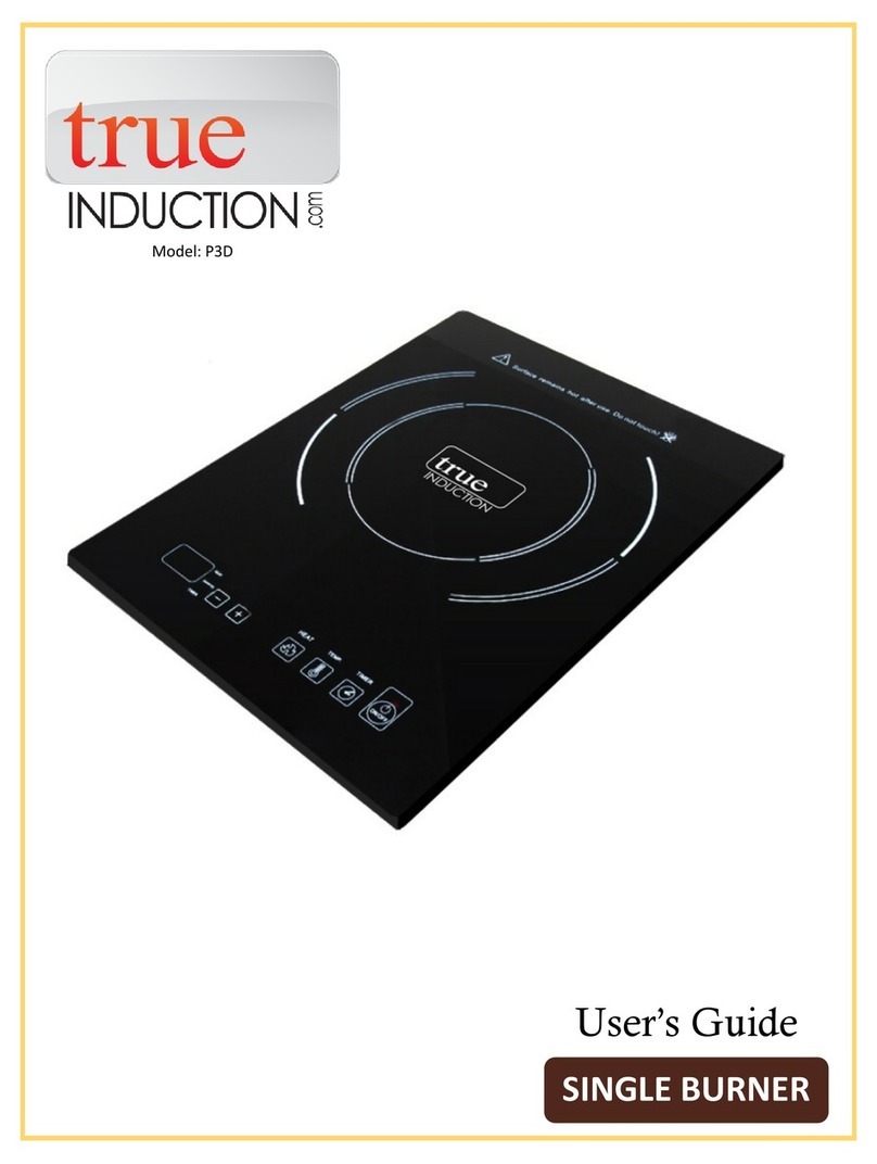 True Induction P3D User manual True Induction P3D User manual