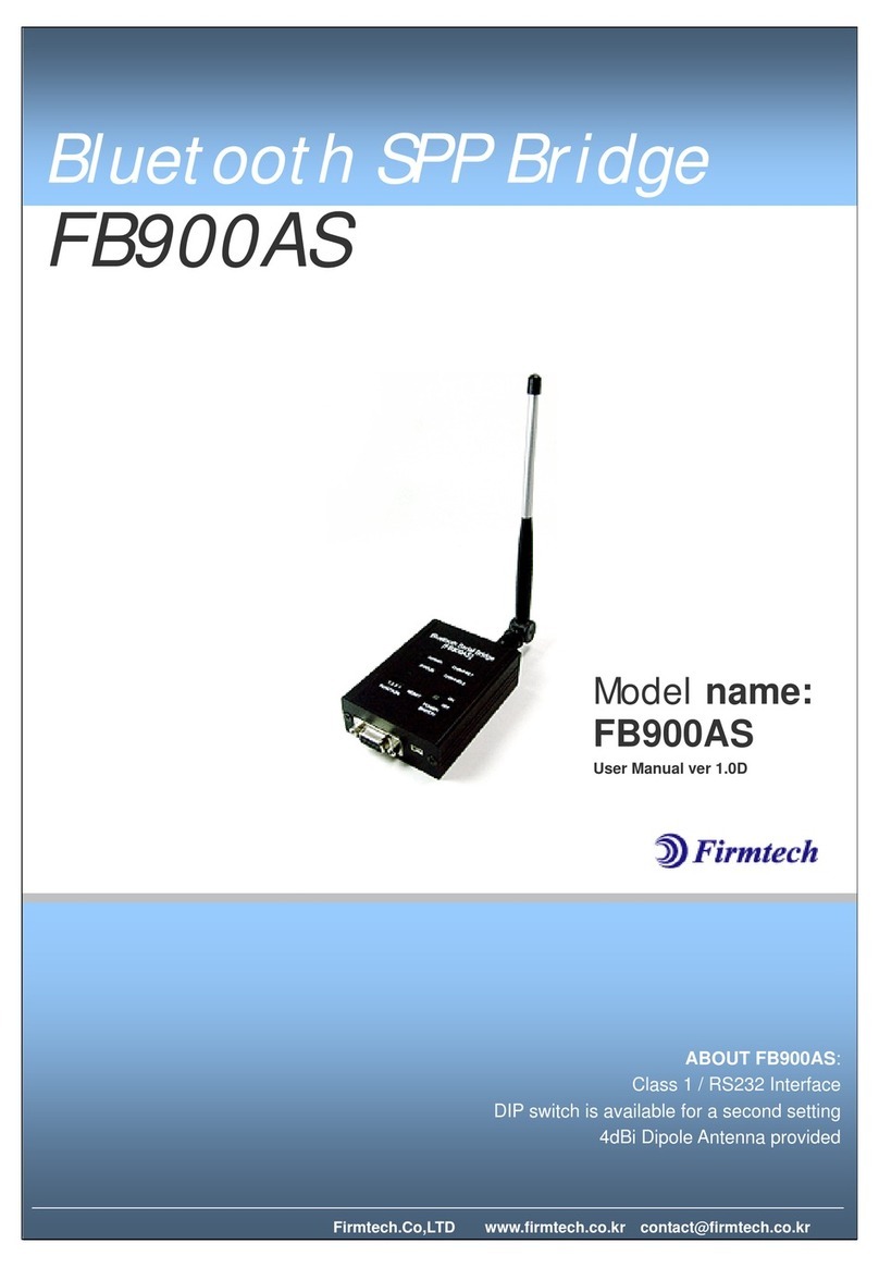 Firmtech FB900AS User manual