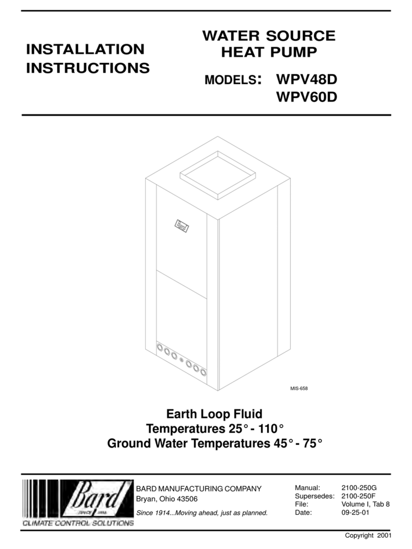Bard WPV48D User manual