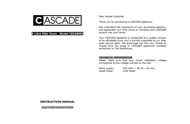 Cascade CE068MO User manual