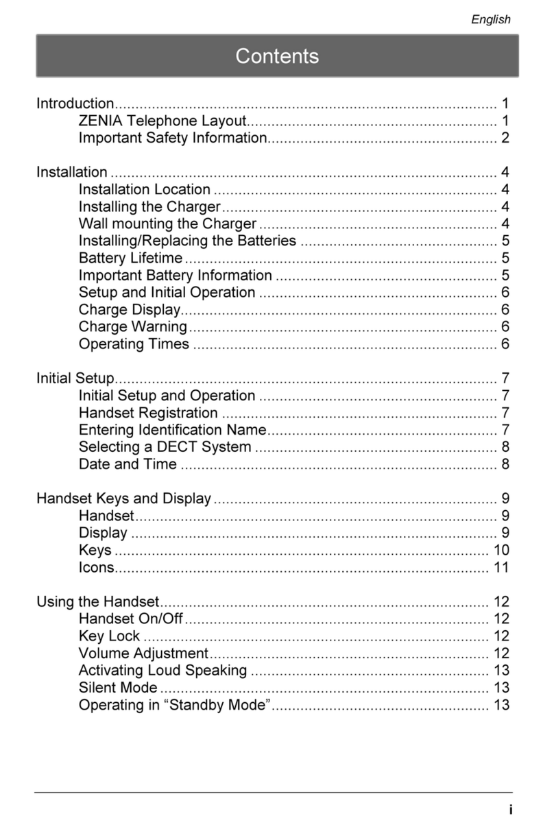 Philips Zenia User manual