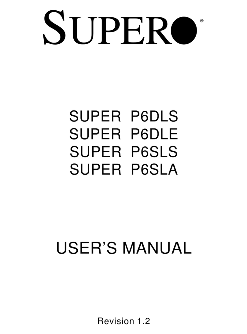 Supero SUPER P6DLS User manual