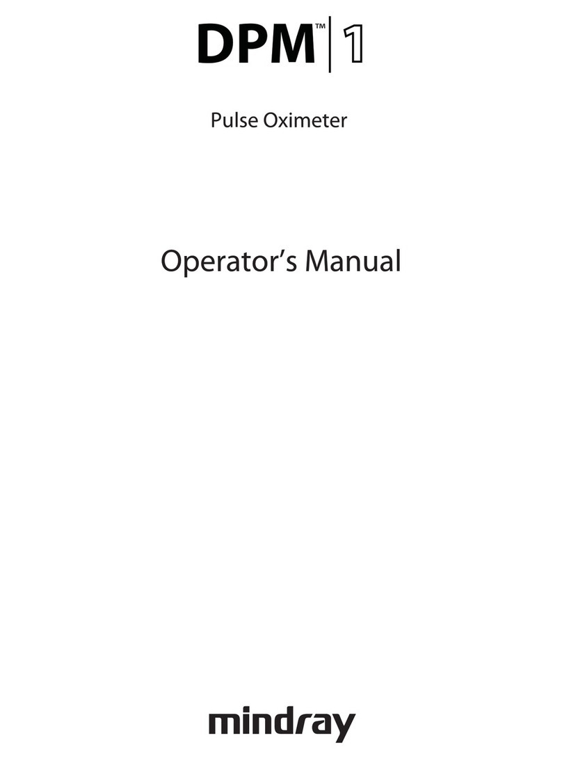 Mindray DPM 1 User manual