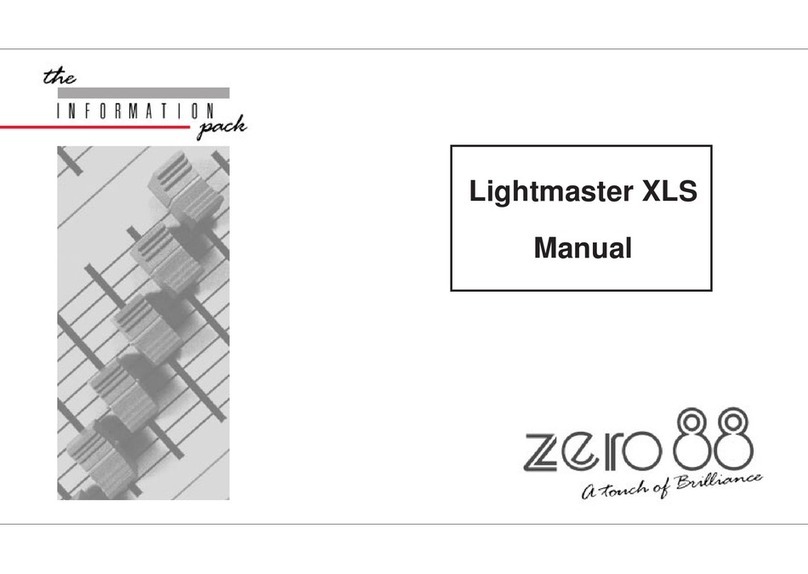 Zero88 Lightmaster XLS User manual