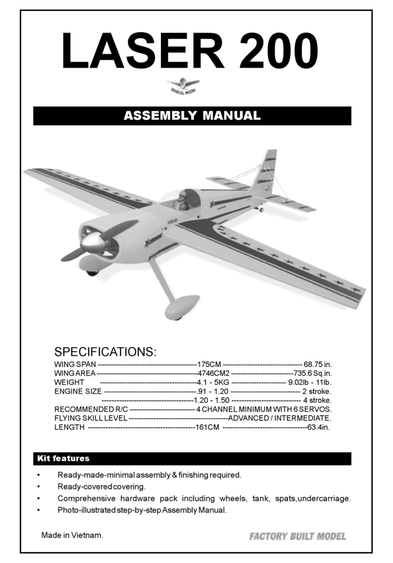 Seagull Models Laser 200 User manual
