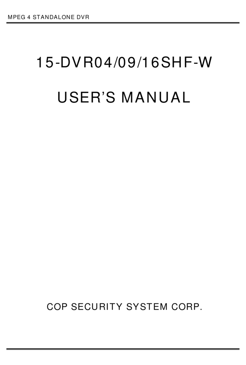 COP Security 15-DVR04 User manual