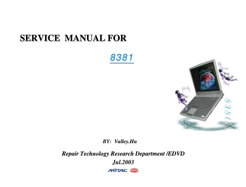 MiTAC 8381 User manual