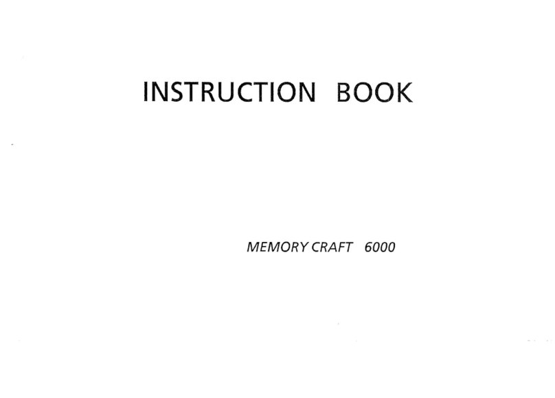 Janome memory craft 6000 User manual