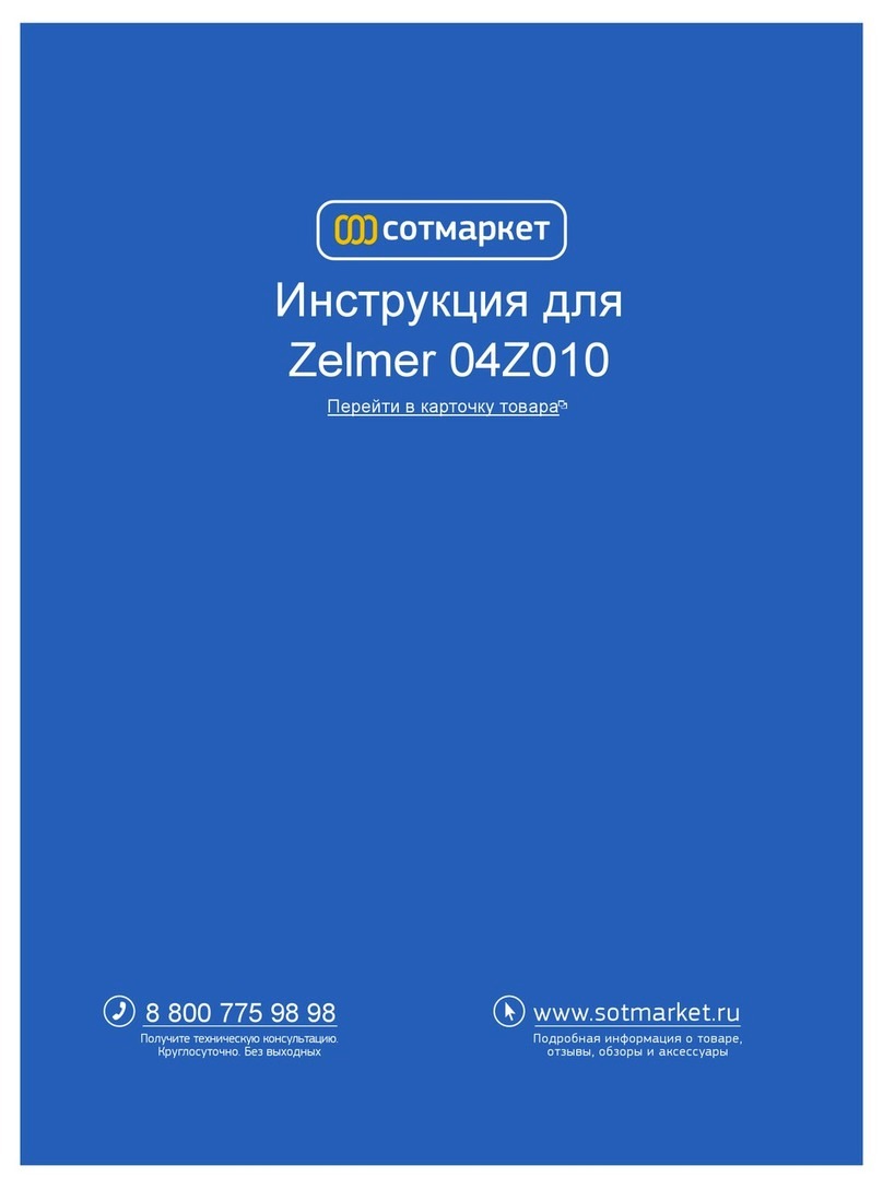 Zelmer 04Z010 User manual