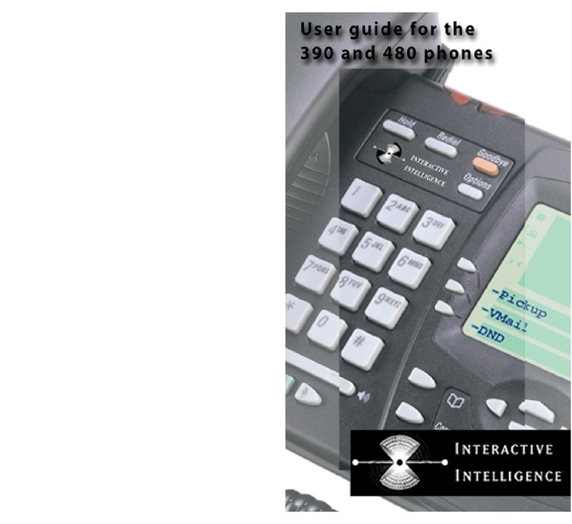 Interactive Intelligence 390 User manual Interactive Intelligence 390 User manual