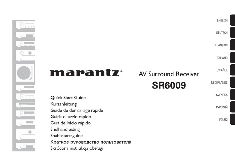 Marantz SR6009 User manual