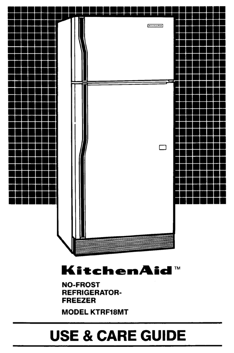 KitchenAid KTRF18MT Owner's manual