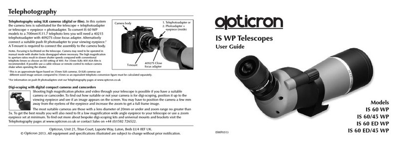 Opticron IS60WP User manual